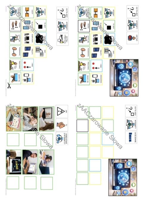 BEZPIECZEŃSTWO W INTERNECIE - CAŁY PAKIET, KARTY PRACY AAC, SYMBOLE PCS