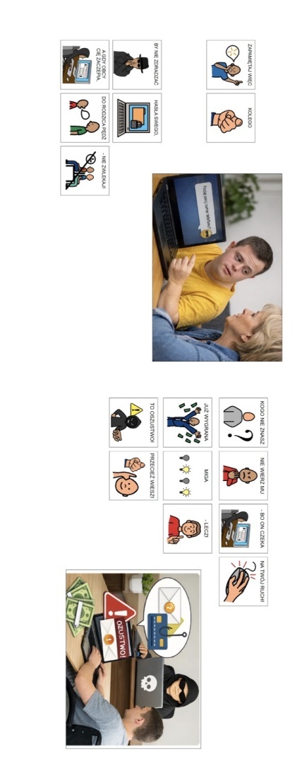 BEZPIECZEŃSTWO W INTERNECIE - CAŁY PAKIET, KARTY PRACY AAC, SYMBOLE PCS