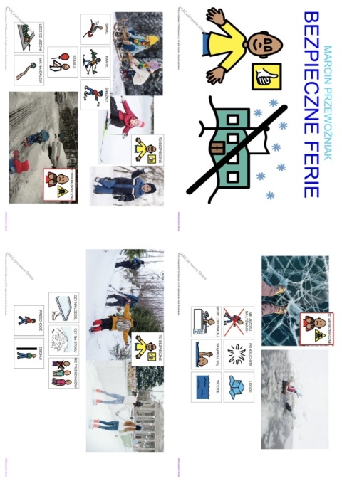 BEZPIECZNE FERIE - CAŁY PAKIET, KARTY PRACY AAC, SYMBOLE PCS