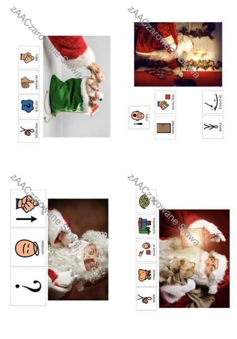 KALENDARZ ADWENTOWY, LIST DO ŚWIĘTEGO MIKOŁAJA AAC, SYMBOLE PCS