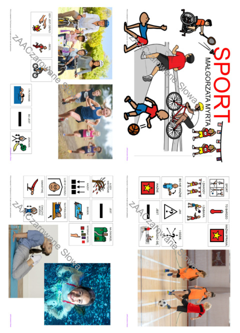 SPORT - CAŁY PAKIET, KARTY PRACY AAC, SYMBOLE PCS SPORT - CAŁY PAKIET, KARTY PRACY AAC, SYMBOLE PCS