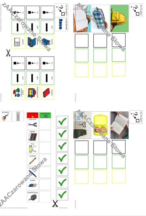 WITAJ SZKOŁO - CAŁY PAKIET AAC, KARTY PRACY, SYMBOLE PCS