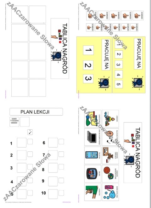 WITAJ SZKOŁO - CAŁY PAKIET AAC, KARTY PRACY, SYMBOLE PCS