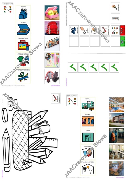 WITAJ SZKOŁO - CAŁY PAKIET AAC, KARTY PRACY, SYMBOLE PCS