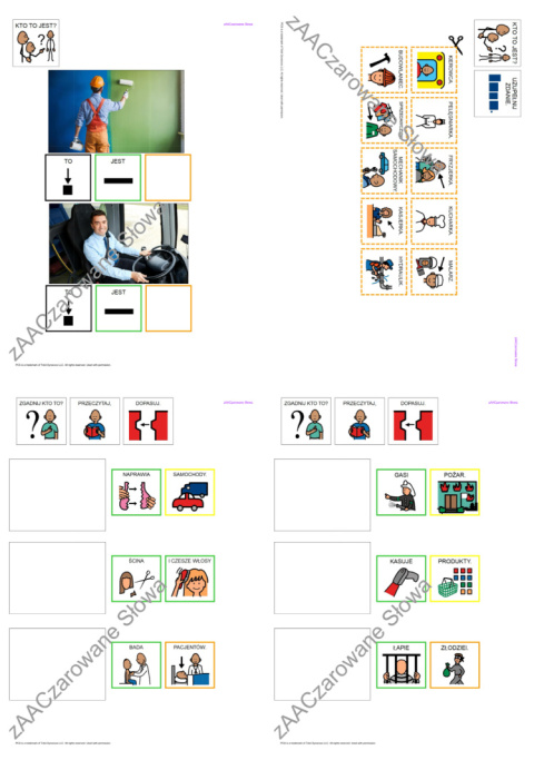 ZAWODY /DZIEŃ STRAŻAKA- CAŁY PAKIET, KARTY PRACY AAC, SYMBOLE PCS ZAWODY /DZIEŃ STRAŻAKA- CAŁY PAKIET, KARTY PRACY AAC, SYMBOLE PCS